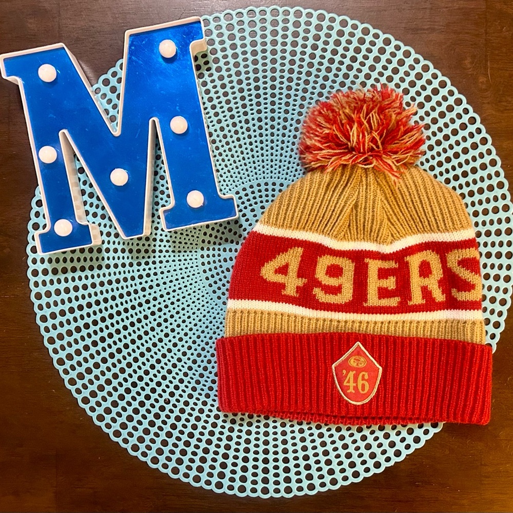 San Francisco 49ers Commemorative 46’ Knit Beanie With POM
